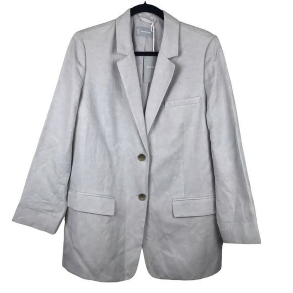 Everlane The Cotton Linen Blazer Jacket